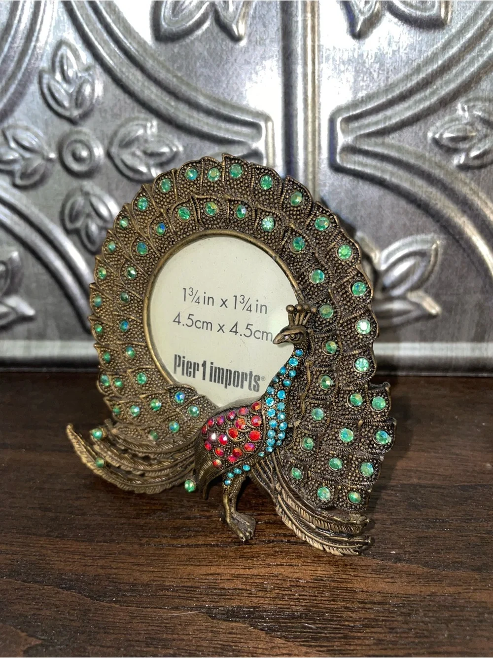 Pier 1 imports Peacock Picture Frame